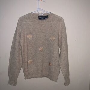 VTG Woodstock 100% Pure New Wool Sweater Size 38